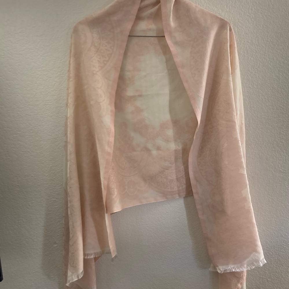 Glamour Soft Pink sheer Wrap scarf shawl romantic feminine